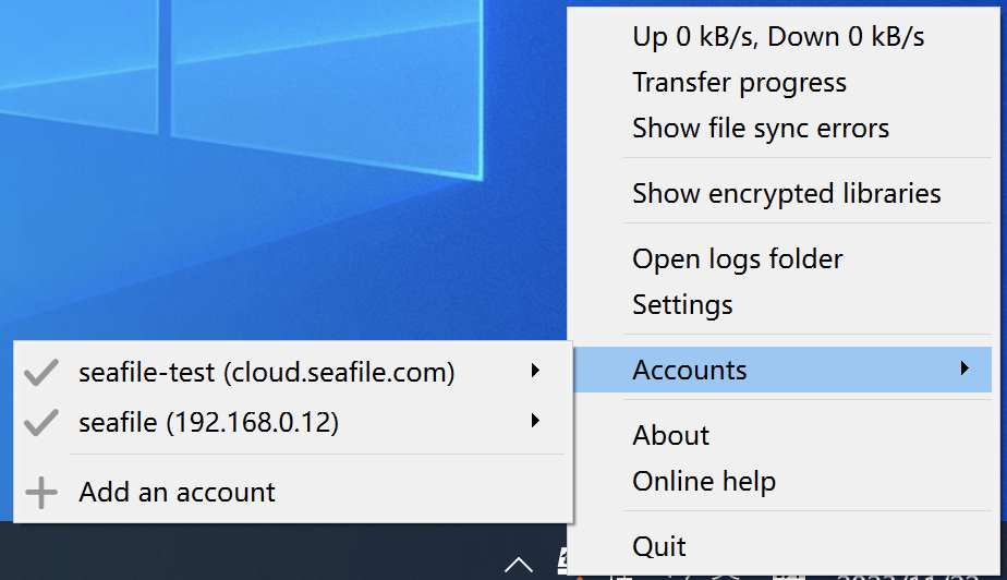seadrive-account-management
